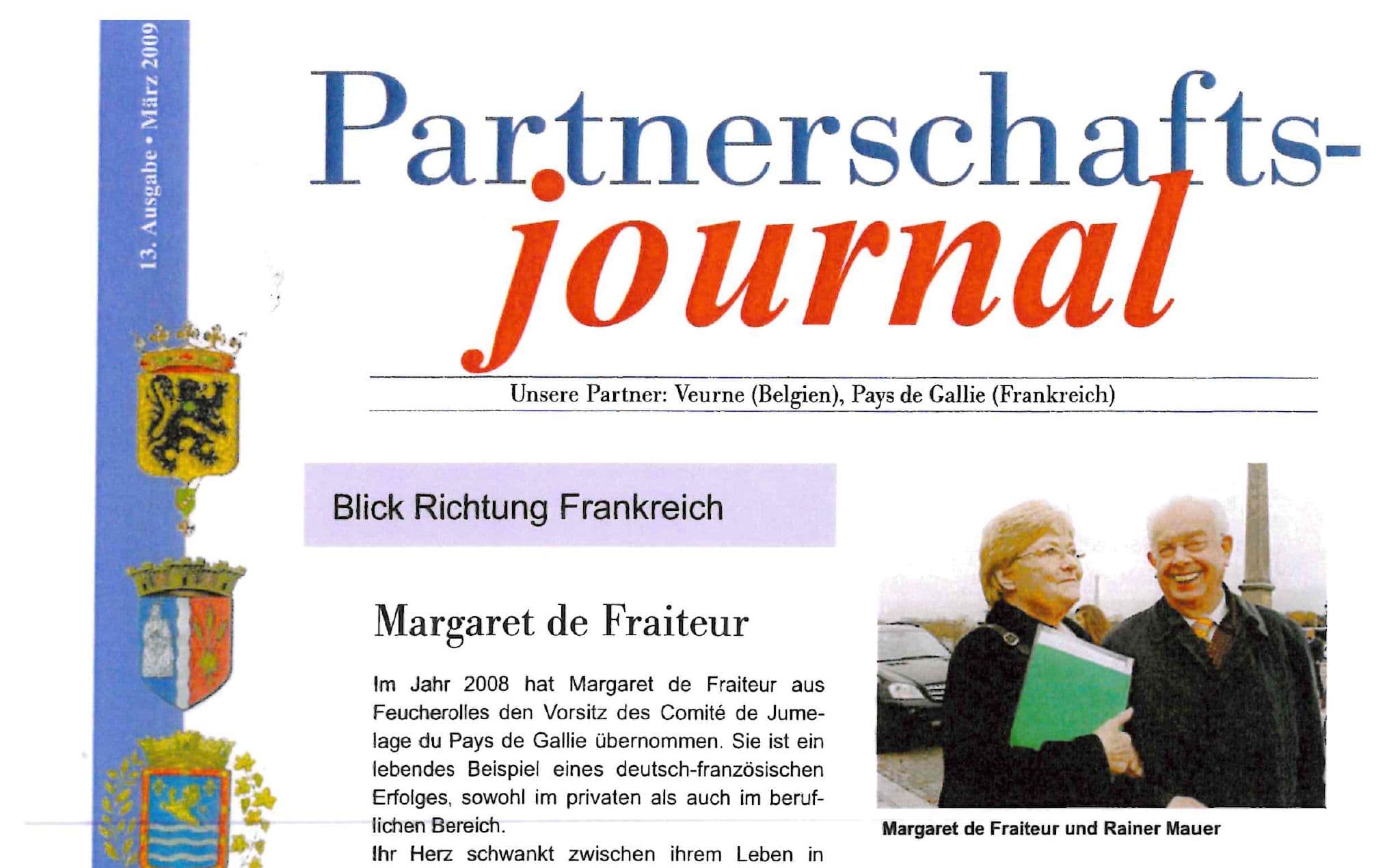 Vorschaubild für den Artikel Partnerschaftsjournal - Ausgabe 13