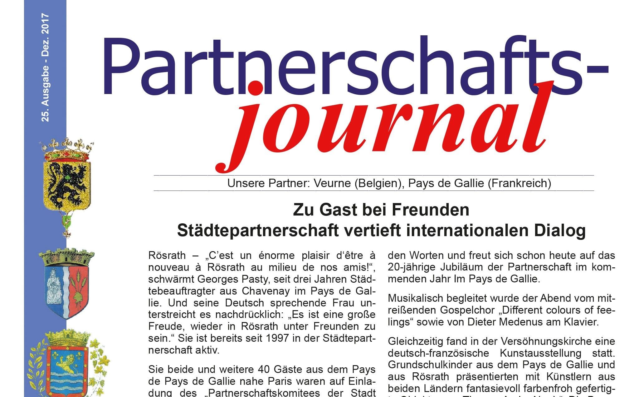 Vorschaubild für den Artikel Partnerschaftsjournal - Ausgabe 25