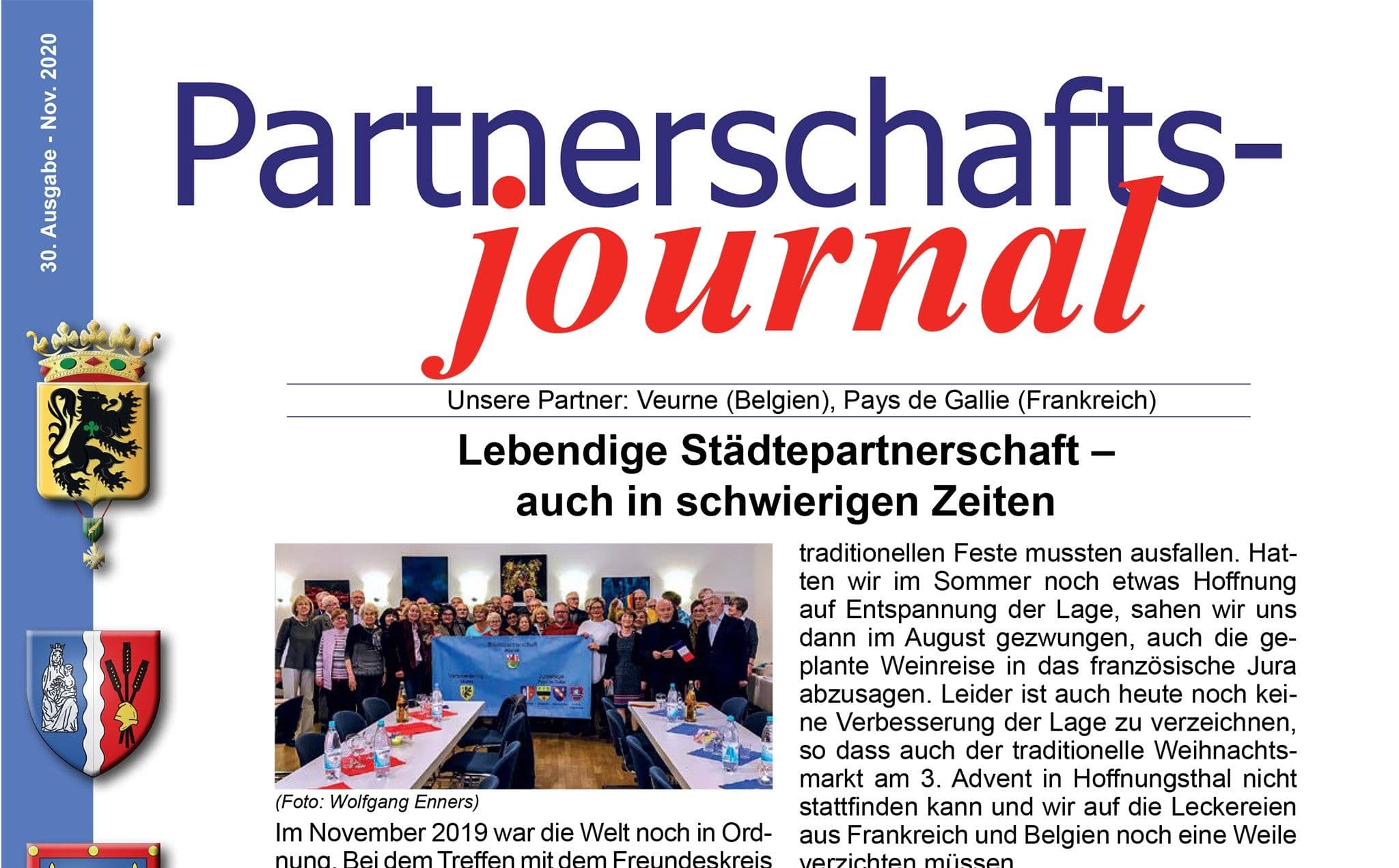 Vorschaubild für den Artikel Partnerschaftsjournal - Ausgabe 30