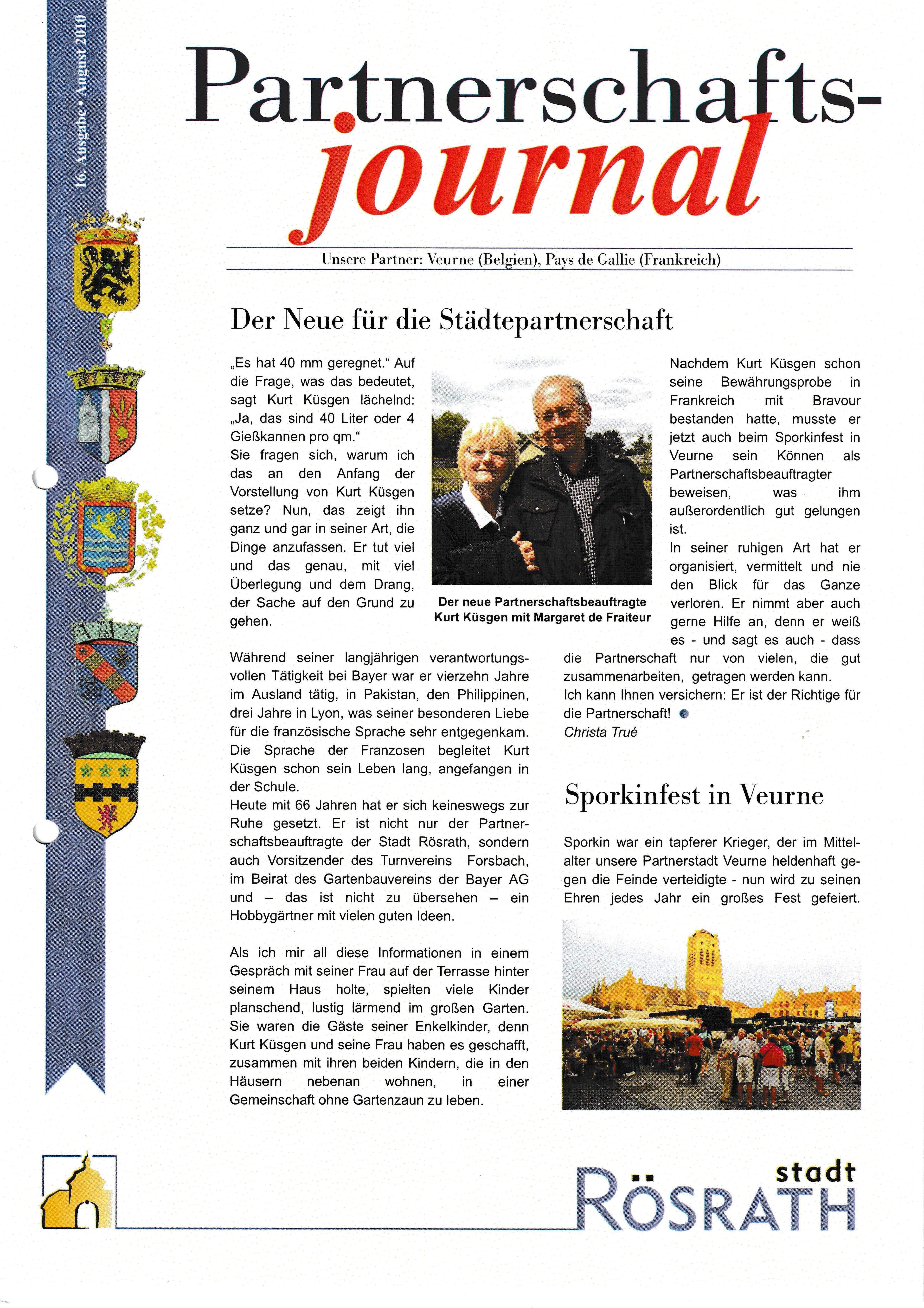 Vorschaubild für den Artikel Partnerschaftsjournal - Ausgabe 16