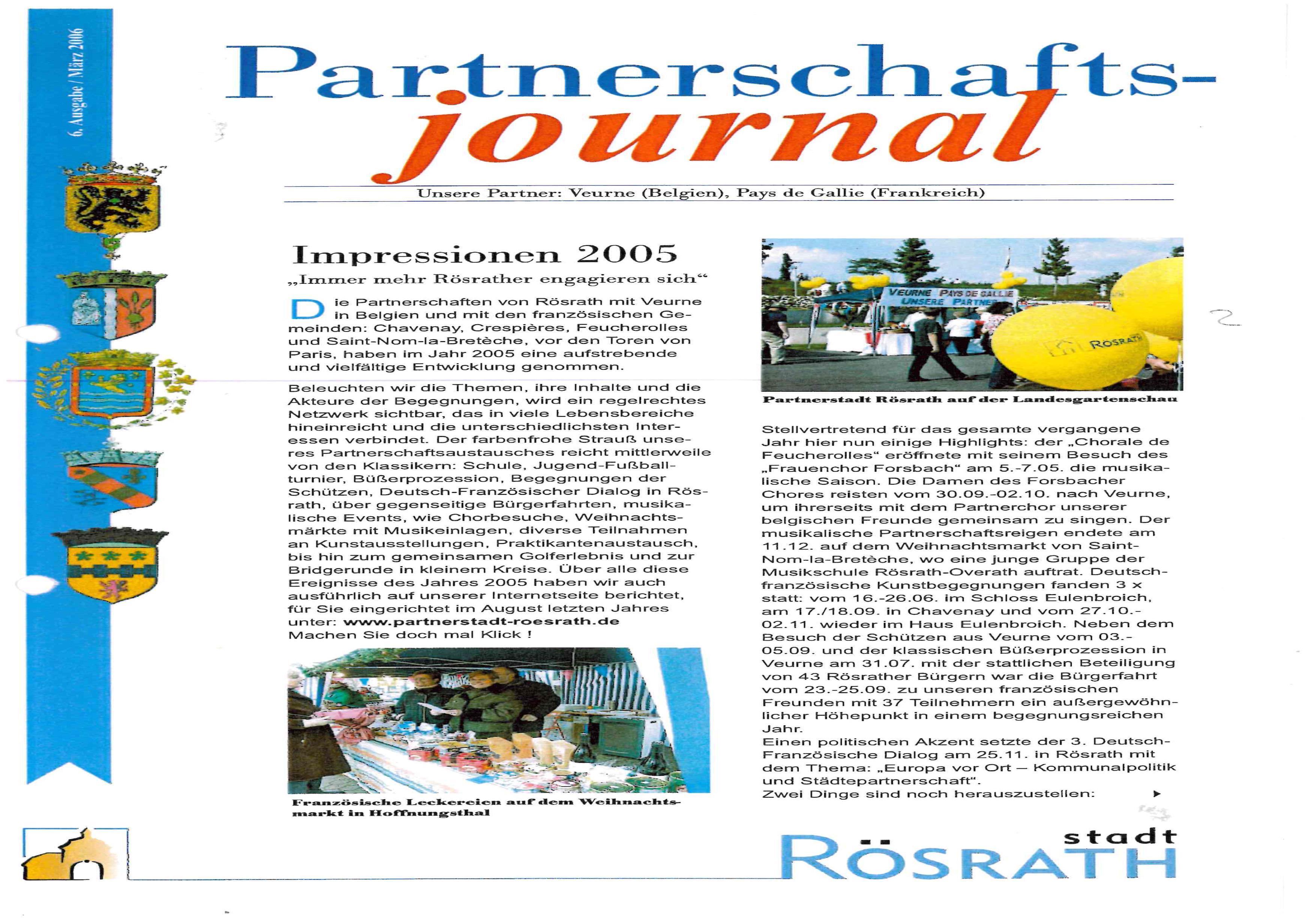Vorschaubild für den Artikel Partnerschaftsjournal - Ausgabe 6