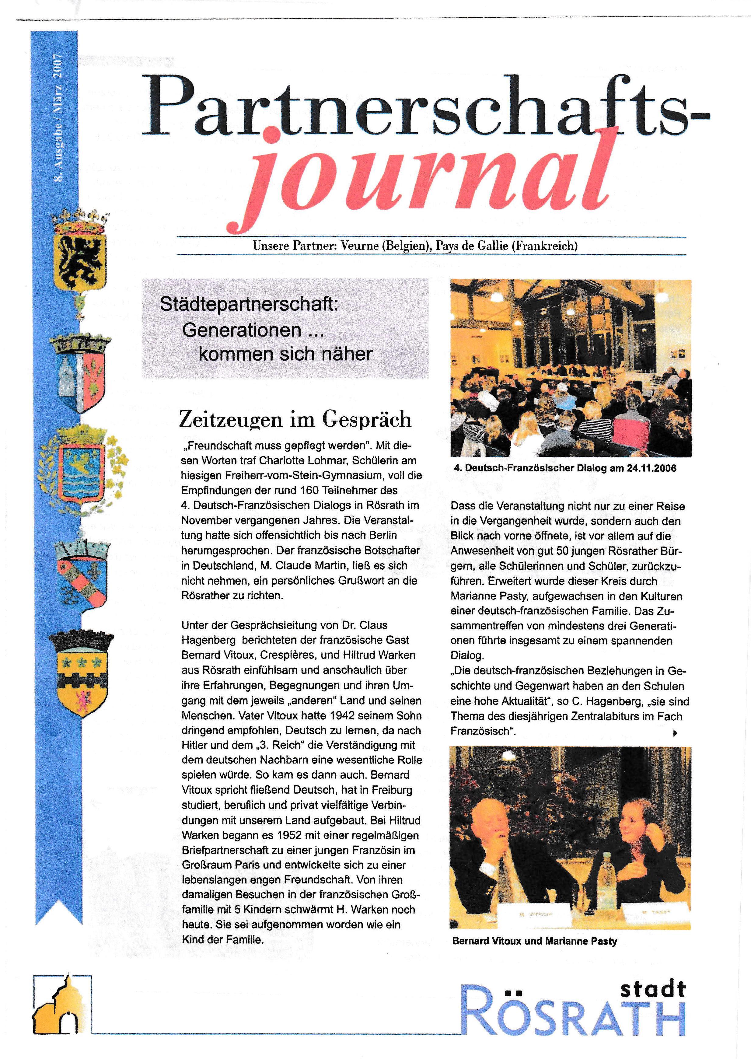 Vorschaubild für den Artikel Partnerschaftsjournal - Ausgabe 8