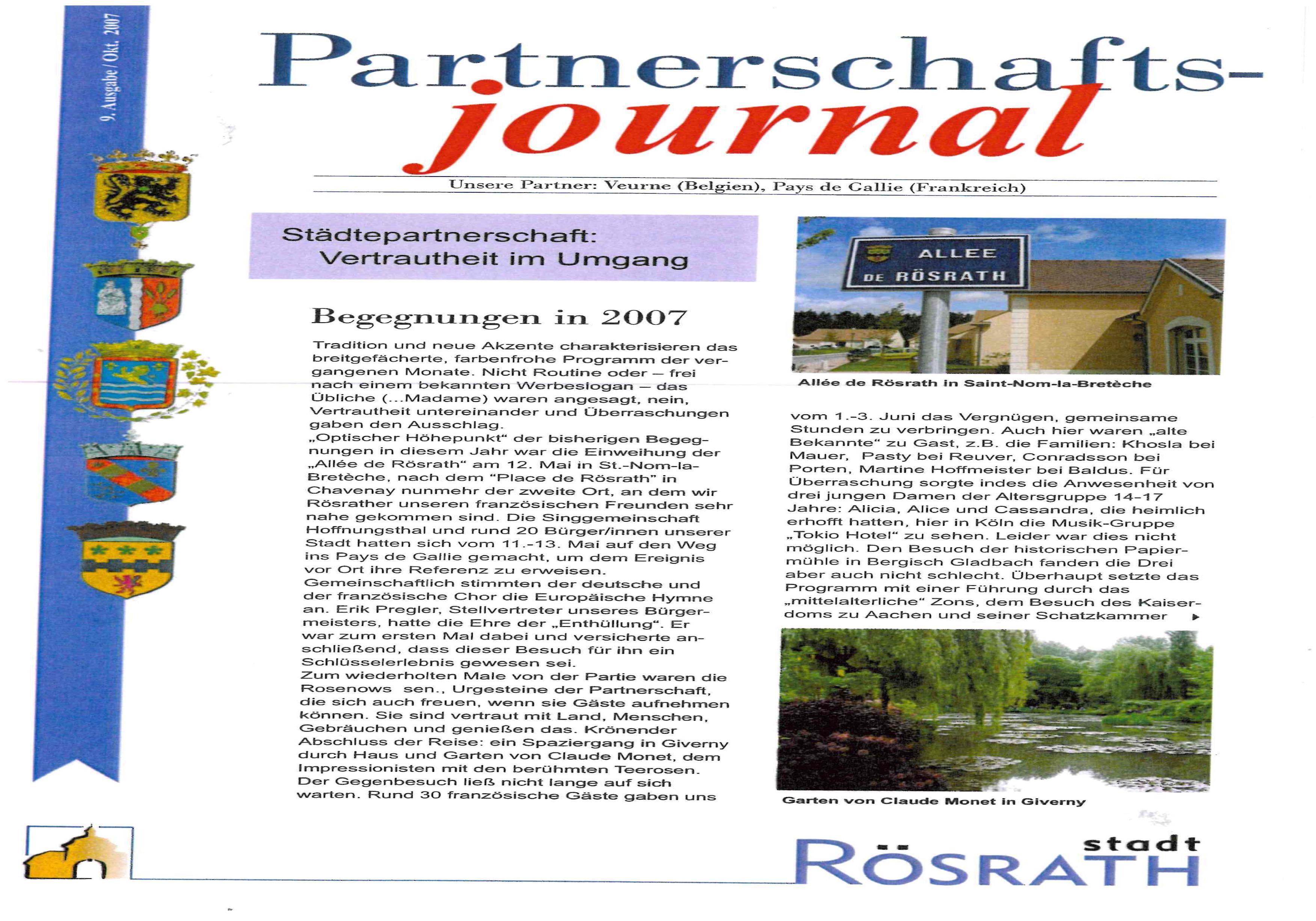 Vorschaubild für den Artikel Partnerschaftsjournal - Ausgabe 9