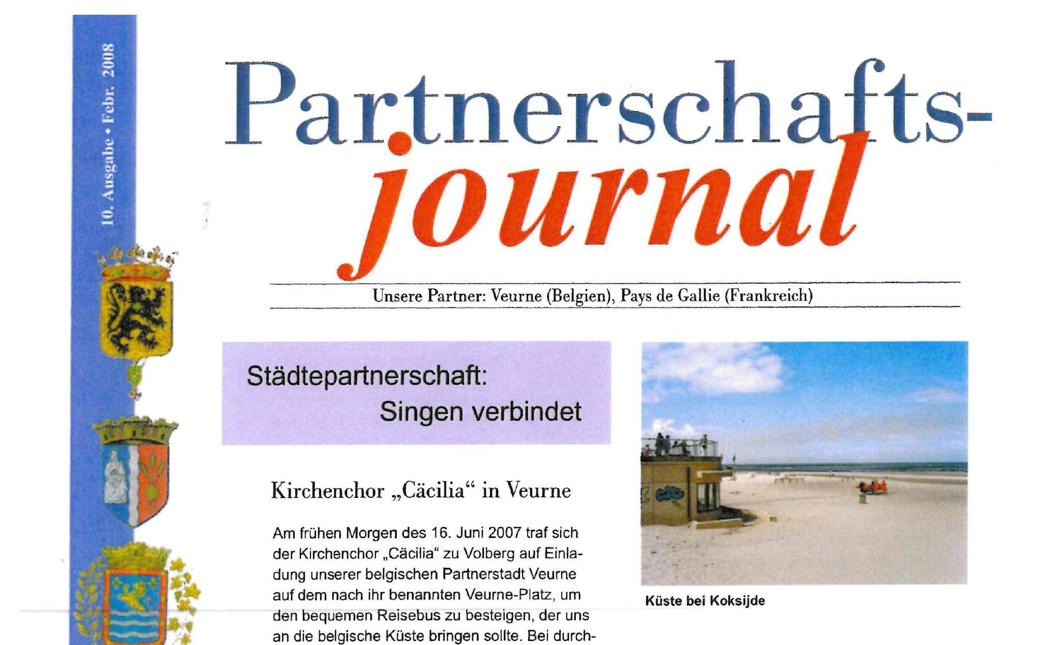Vorschaubild für den Artikel Partnerschaftsjournal - Ausgabe 10